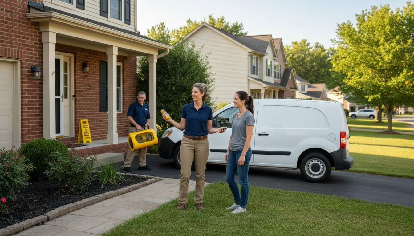 Residential water damage restoration in Arbon, ID